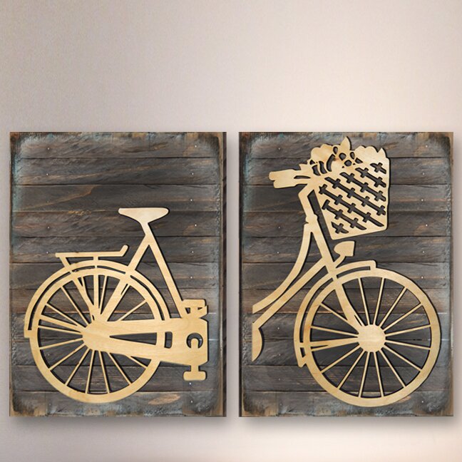décoration avec des bicyclettes